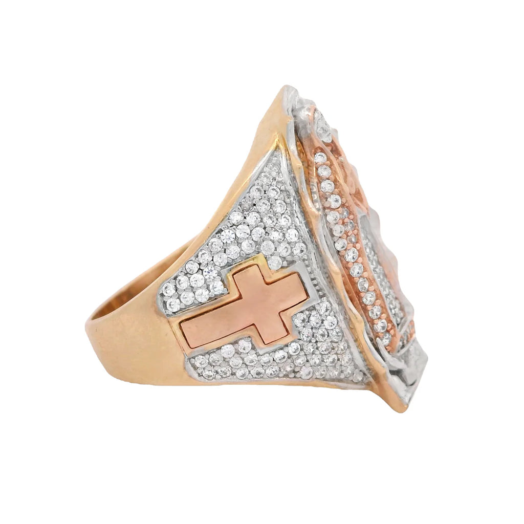 14k CZ Men Virgen Ring