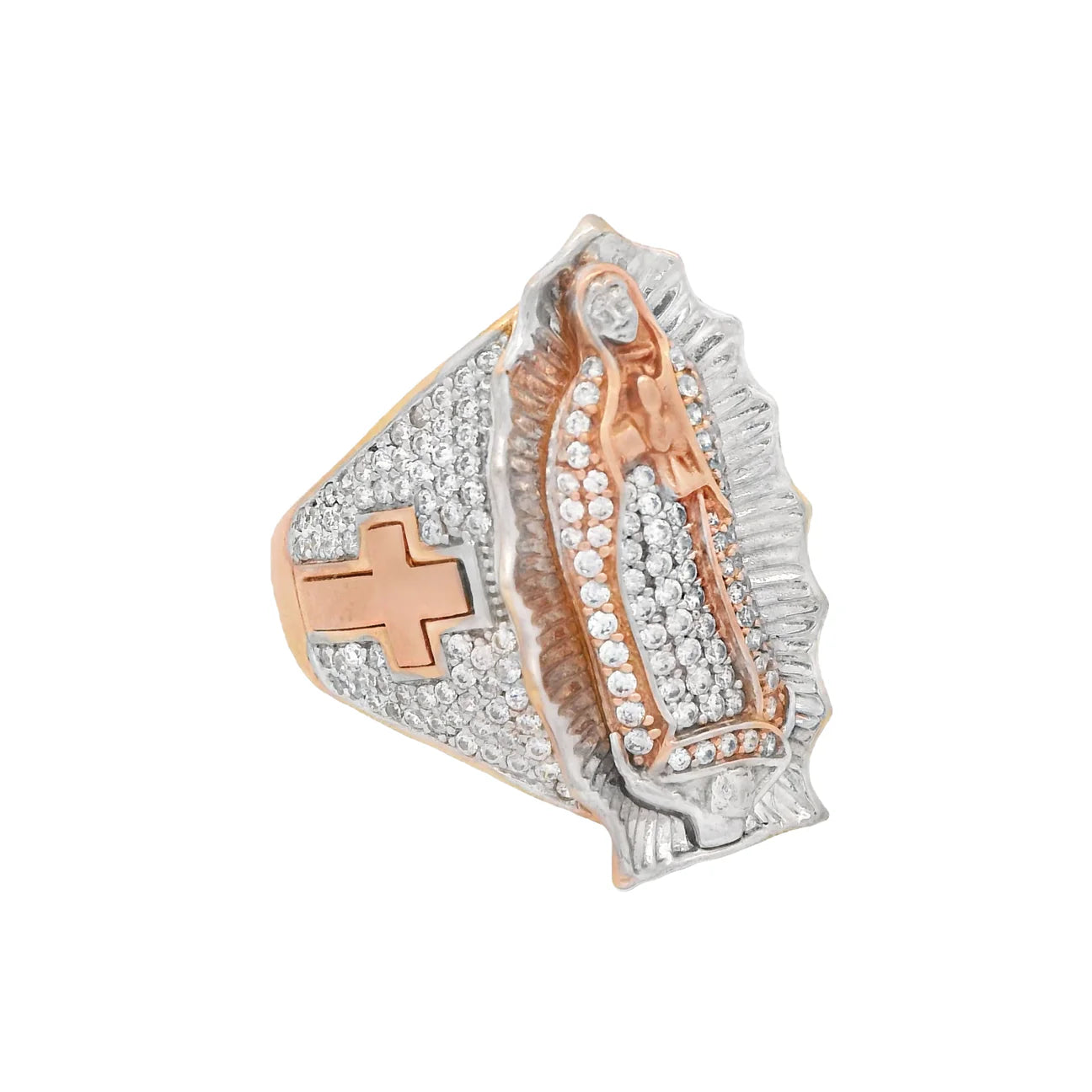 14k CZ Men Virgen Ring