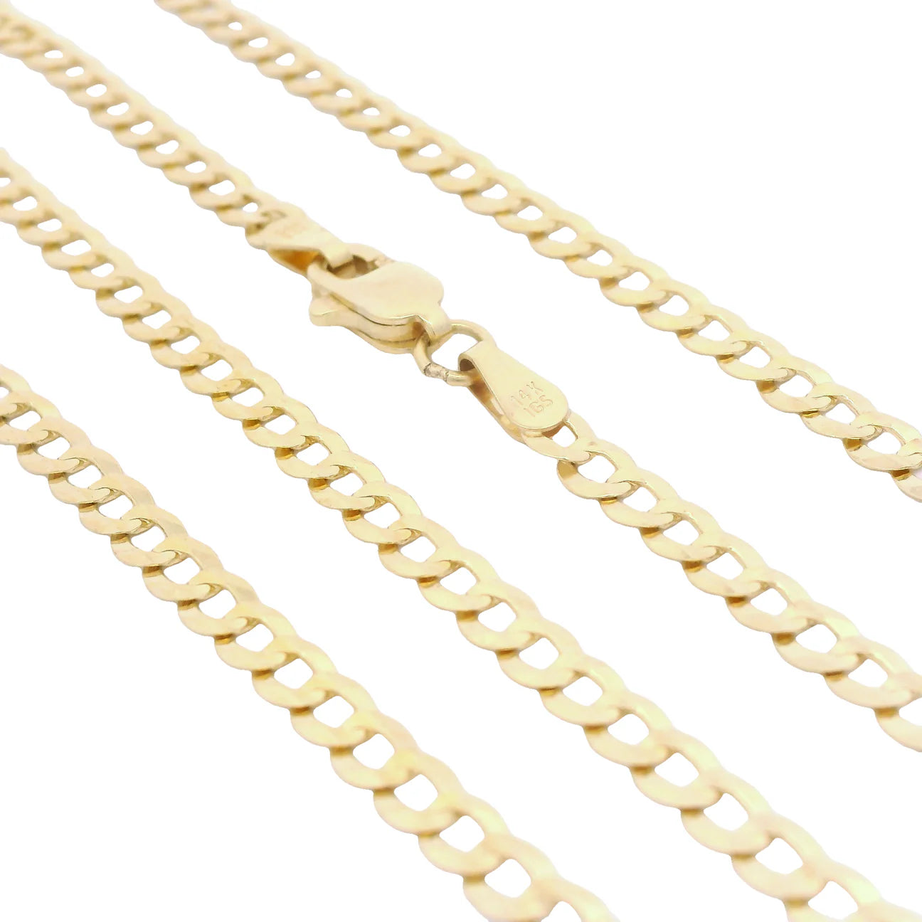 14k Solid Cuban Curb Chain (5.7MM - 24” Inches